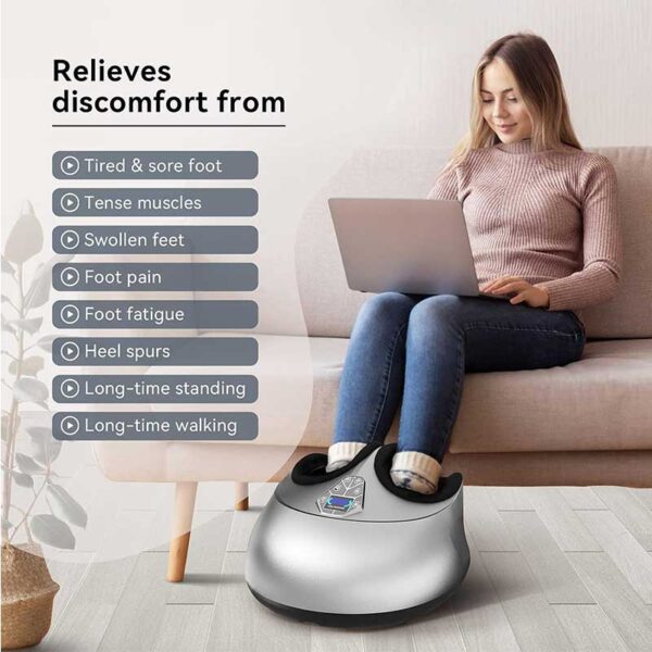 Relaxing with Model 604 shiatsu massager home