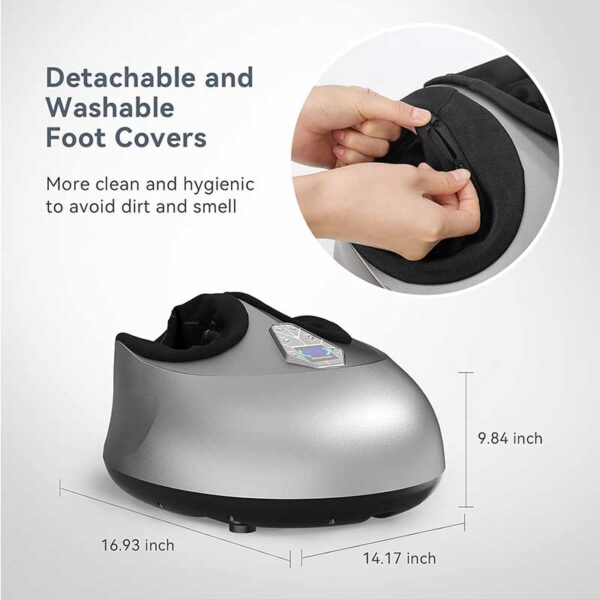 Washable foot cover Customized Wholesale Model 604 shiatsu foot massager