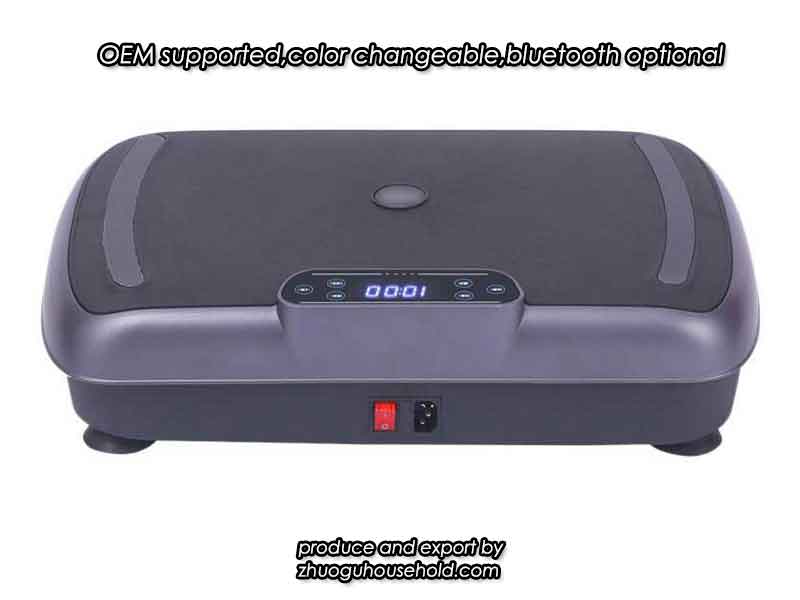 OEM supported,color changeable,bluetooth optional Wholesale Manufacturer Mini Vibration Plate Supplier Wuyi Zhuogu Household Appliances