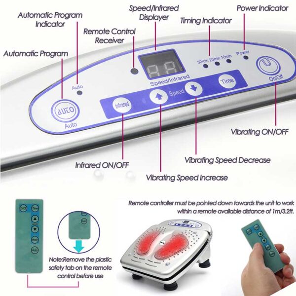 vibration foot massager panel from restless leg massager manufacturer wholesale supplier