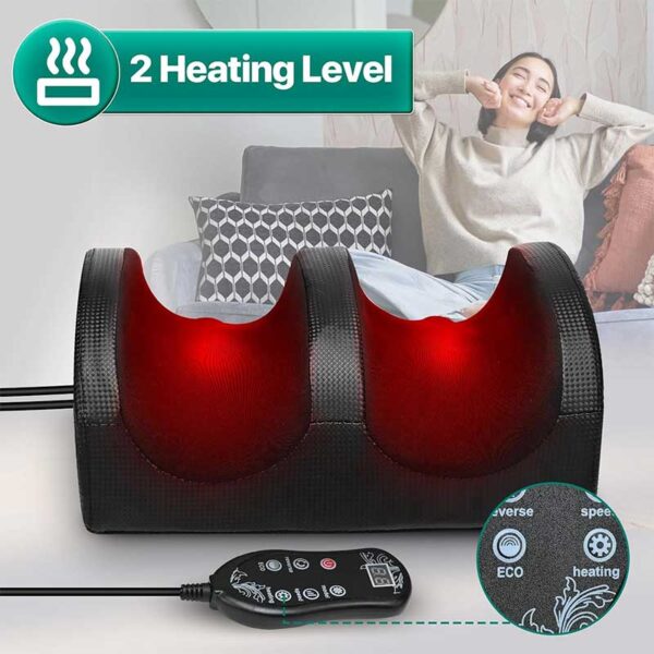 L06 foot massager with 37°C heat therapy