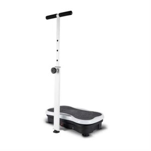 vibration plate with handle bar,vibration plate with handle, adjustable vibration platform, commercial vibration machine, whole body vibrator with bar, Bluetooth vibration plate, professional vibration trainer, gym fitness equipment, vibration therapy machine, OEM workout equipment, vibration plate manufacturer