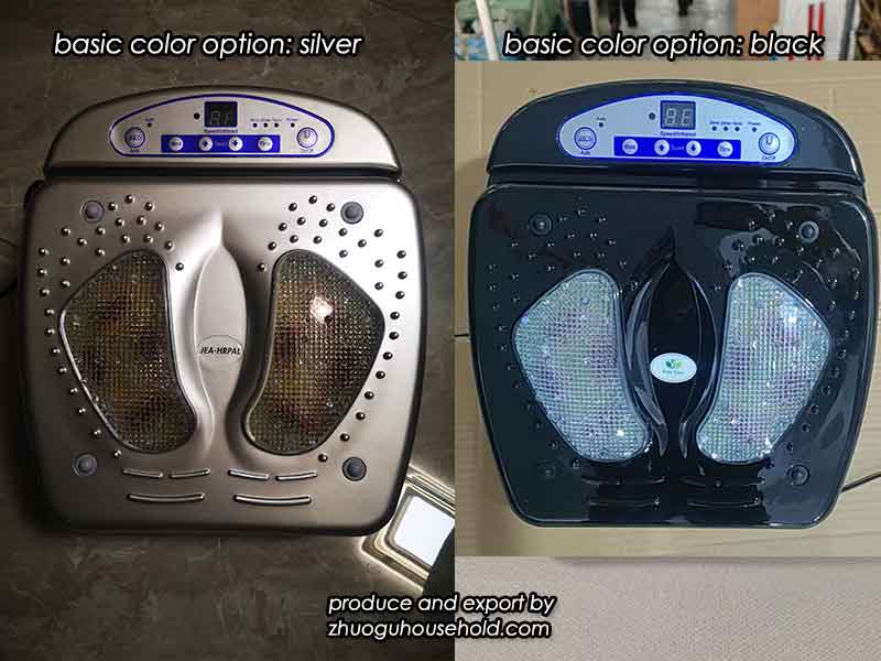 basic-color-option-silver-and-black-Vibrating-Foot-Machine-For-Circulation-604