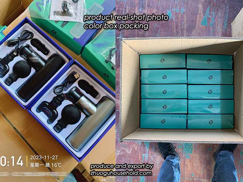 color-box-packing-Portable-Muscle-Massager-Mini-Massage-Gun-M80