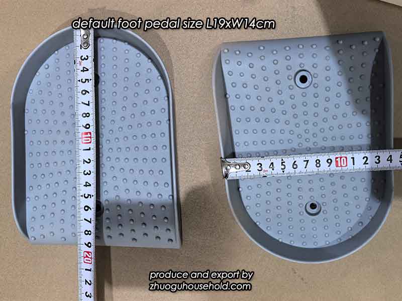 Stair Climber Machine default foot pedal size L19xW14cm