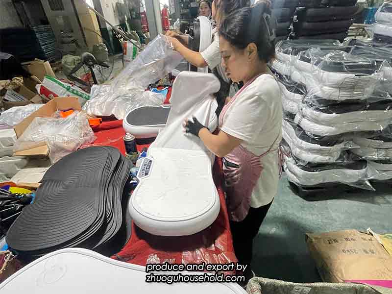 Vibration Plate Exercise Machine mass production assembling in the factory