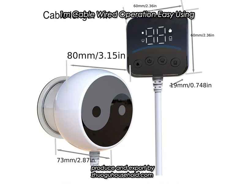 1m Cable Wired Operation Easy Using Rechargeable Smart Wired Operation Vacuum Cupping Massager