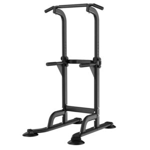 Black Color Wholesale Pull Up And Dip Tower Power Dip Station PT02