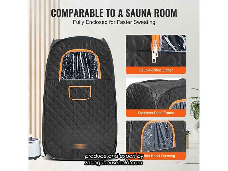 COMPARABLE TO A SAUNA ROOM Fully Enclosed for Faster Sweating OEM Wholesale Portable Steam Sauna Tent Sauna Box For Home