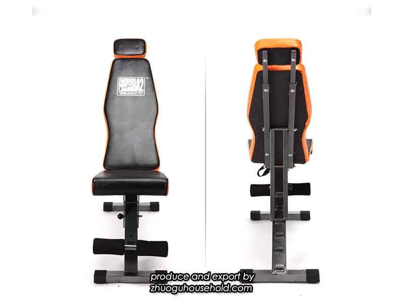 Front and Back Side View Image Dumbbell Bench Press Workout Weight Bench