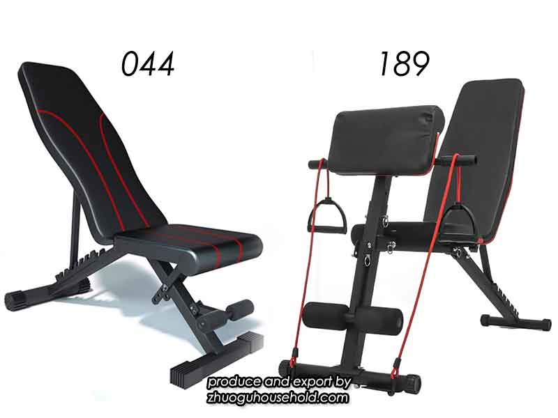 Model 189 and 044 dumbbell bench manufacturer comparison from Zhuogu