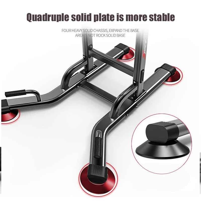 Quadruple solid plate is more stable Wholesale Dips And Pull Up Station Power Tower PT03