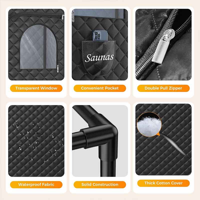 Quality Custom Branded Full Size OEM Wholesale Portable Sauna Box Manufacturer Supplier