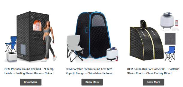 Sauna Box from Wuyi Zhuogu Household