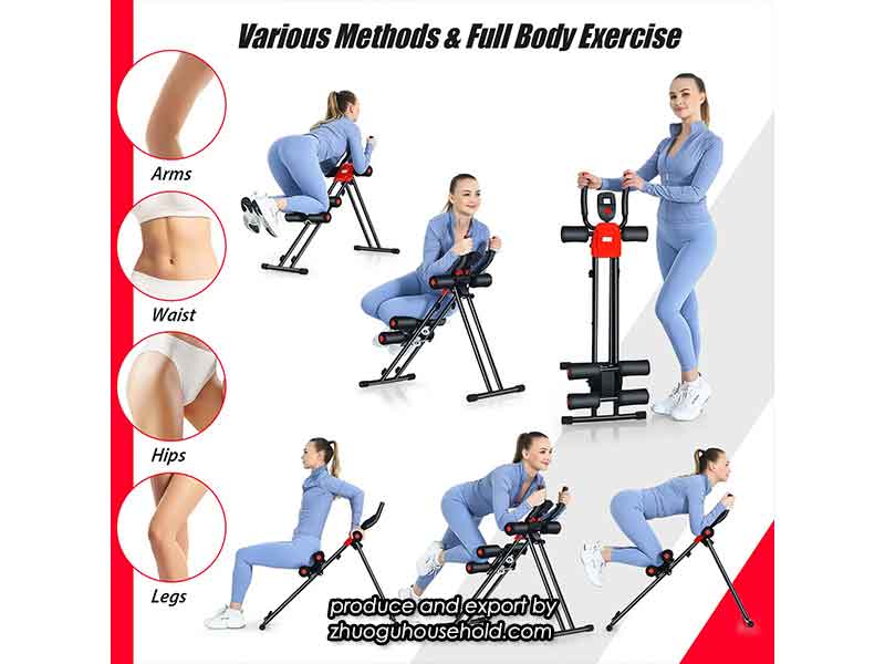 Various Methods & Full Body Exercise AB Generator Ab Crunch Abdominal Exerciser Machine