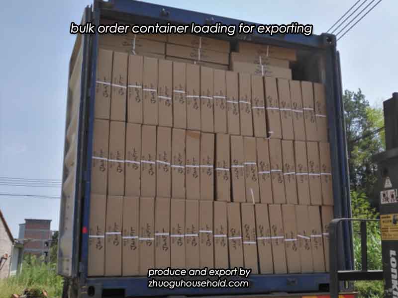 bulk order container loading for exporting
