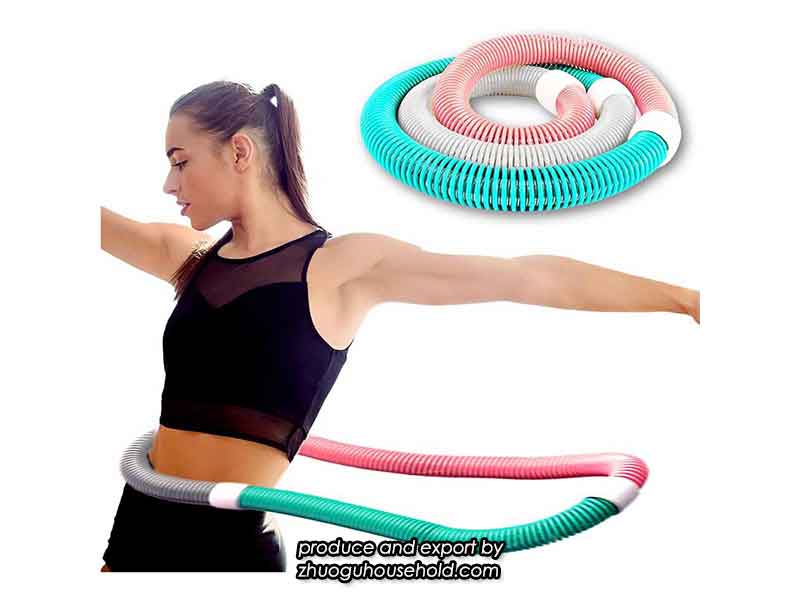 Durable Soft Spring Hula Hoop Manufacturer product in pink for fitness importers