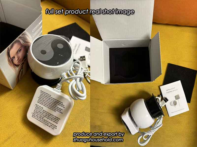 Rechargeable Smart Wired Operation Vacuum Cupping Massager full set product real shot image