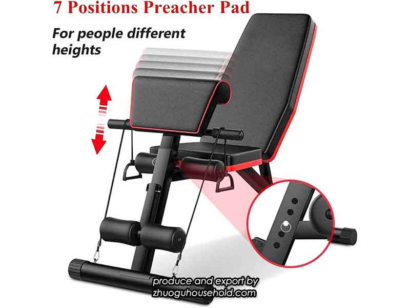 7 adjustable positions cheap price dumbbell bench for resale