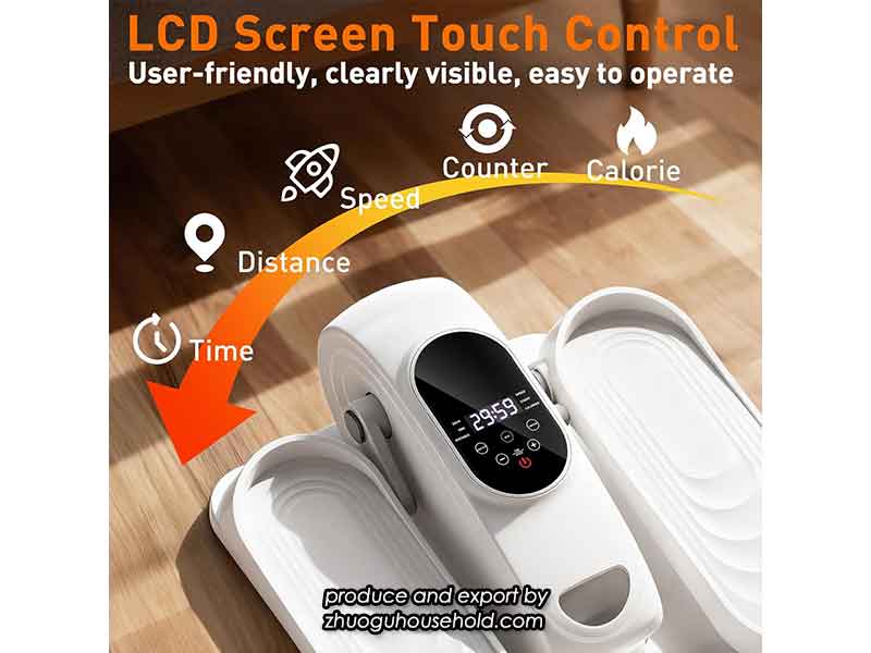 LCD Touch Screen Electric Under Desk Electric Elliptical Machine