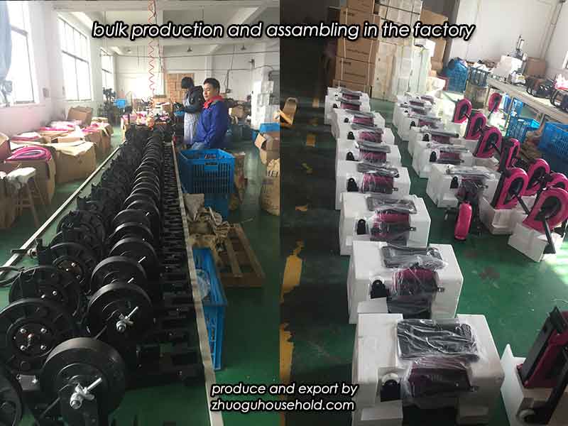 Compact Elliptical Machine bulk production and assambling in the factory