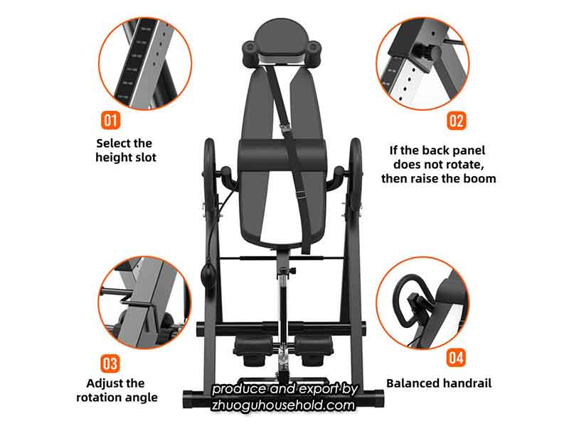 specs of Wholesale inversion table for back pain relief