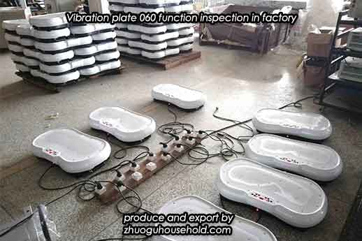 Vibration plate 060 function inspection in factory