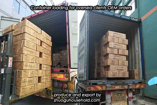 Container loading for oversea clients OEM orders