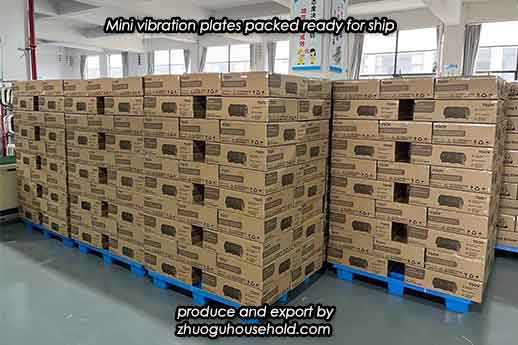 Mini vibration plates packed ready for ship
