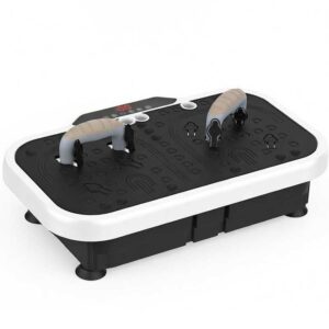 Vibration Plate With Push Up Handles Factory Supply