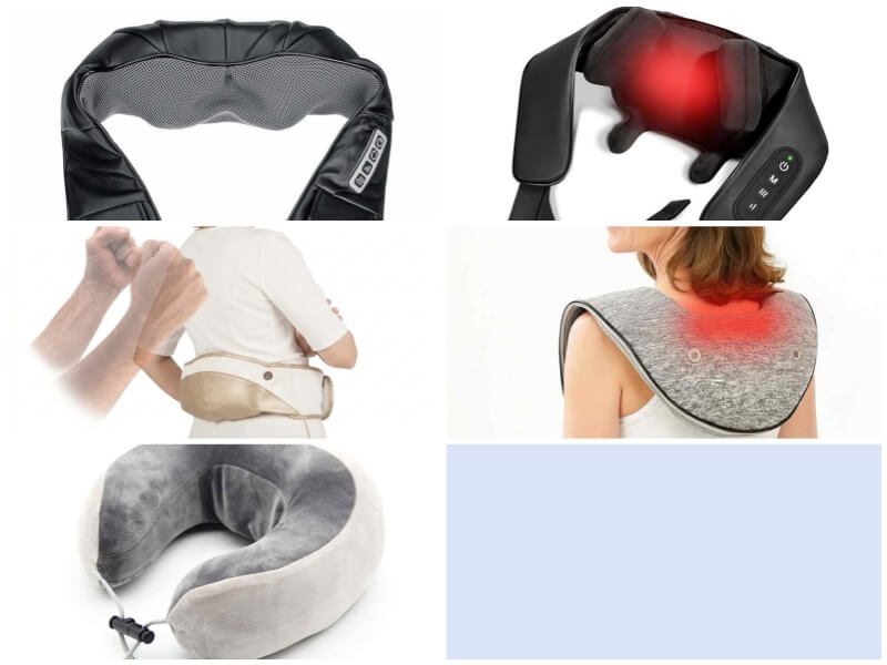 Professional Chinese factory producing wholesale shiatsu neck and back massagers with advanced kneading nodes